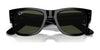 Ray-Ban MEGA WAYFARER RB0840S Sunglasses | Size 51 / Black №901/31 / Green (3N 13.2%)