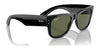 Ray-Ban MEGA WAYFARER RB0840S Sunglasses | Size 51 / Black №901/31 / Green (3N 13.2%)