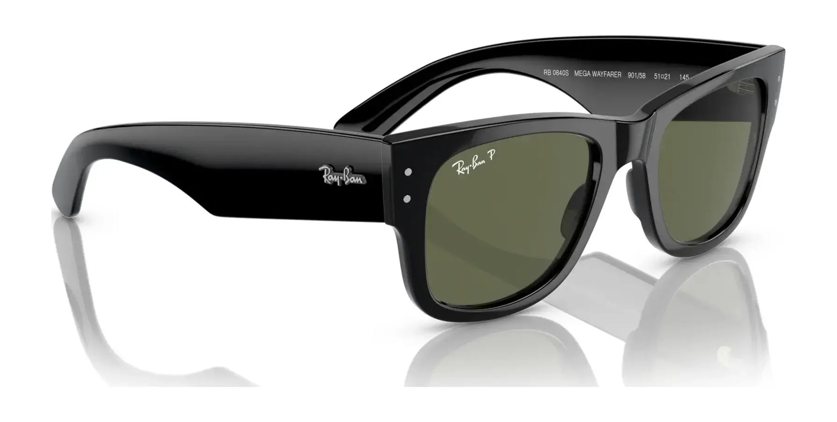 Ray-Ban MEGA WAYFARER RB0840S Sunglasses | Size 51 Ray-Ban MEGA WAYFARER RB0840S Sunglasses | Size 51