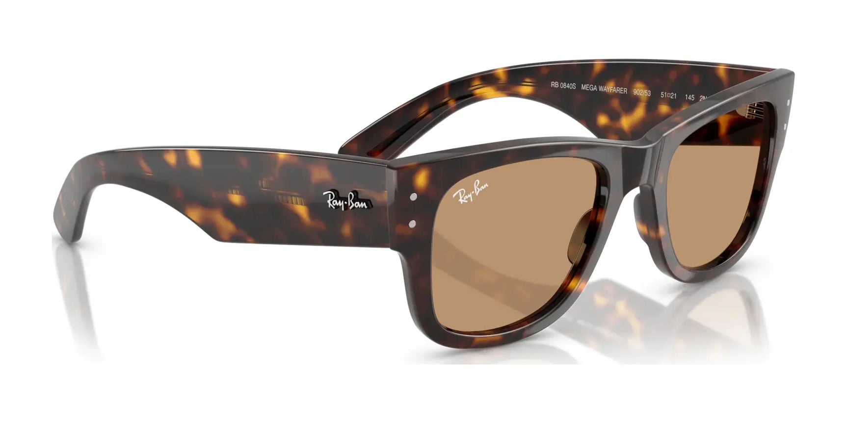Ray-Ban MEGA WAYFARER RB0840S Sunglasses | Size 51 Ray-Ban MEGA WAYFARER RB0840S Sunglasses | Size 51