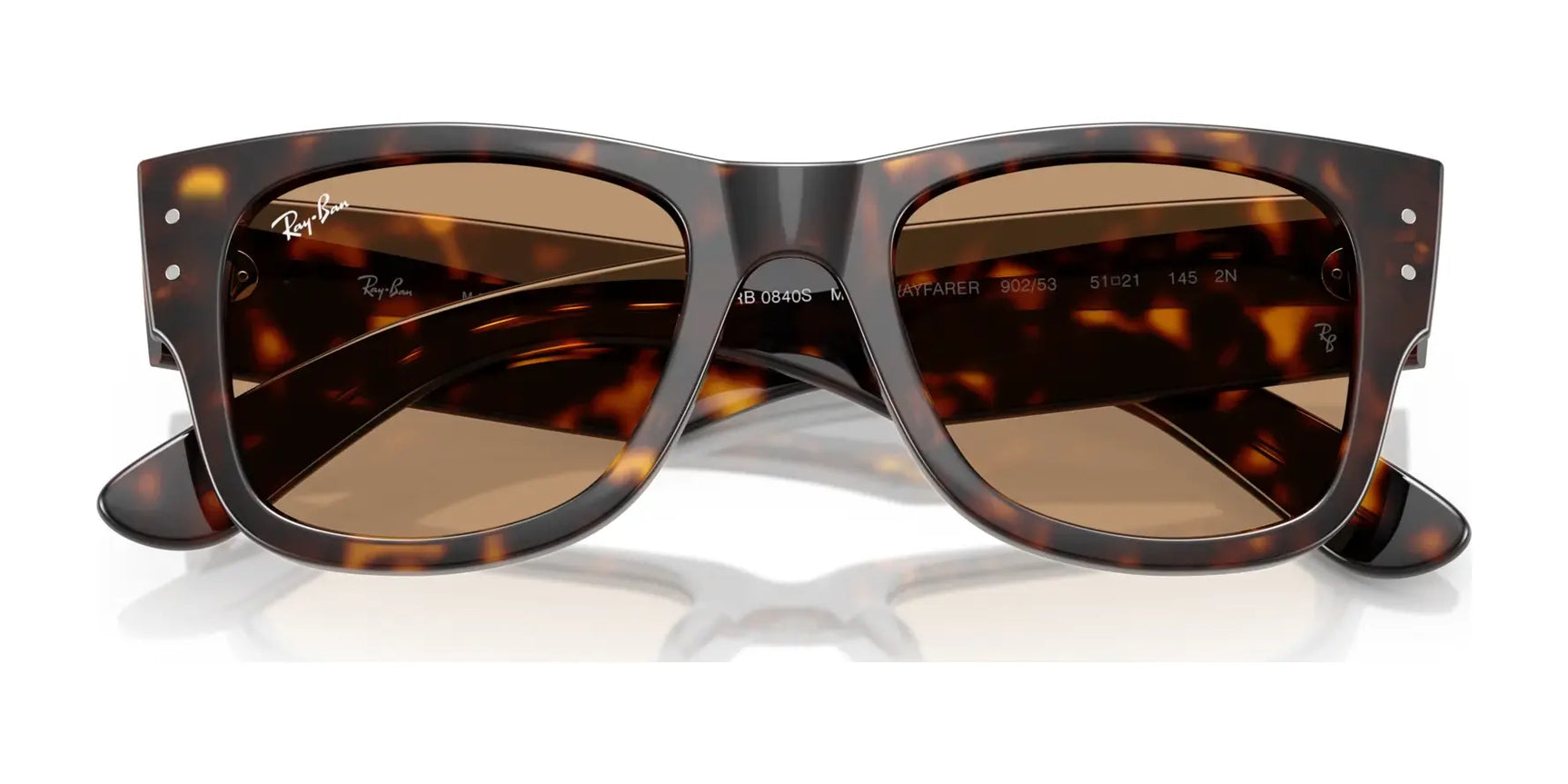 Ray-Ban MEGA WAYFARER RB0840S Sunglasses | Size 51 Ray-Ban MEGA WAYFARER RB0840S Sunglasses | Size 51