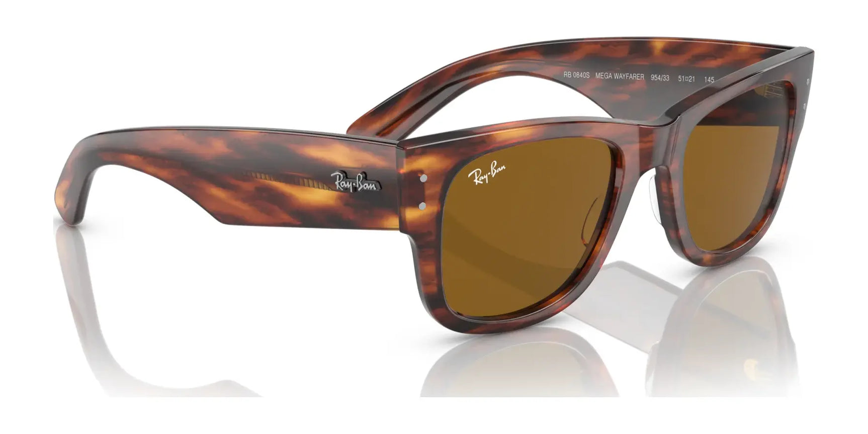 Ray-Ban MEGA WAYFARER RB0840S Sunglasses | Size 51 Ray-Ban MEGA WAYFARER RB0840S Sunglasses | Size 51
