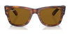 Ray-Ban MEGA WAYFARER RB0840S Sunglasses | Size 51 / Black №901/31 / Green (3N 13.2%)