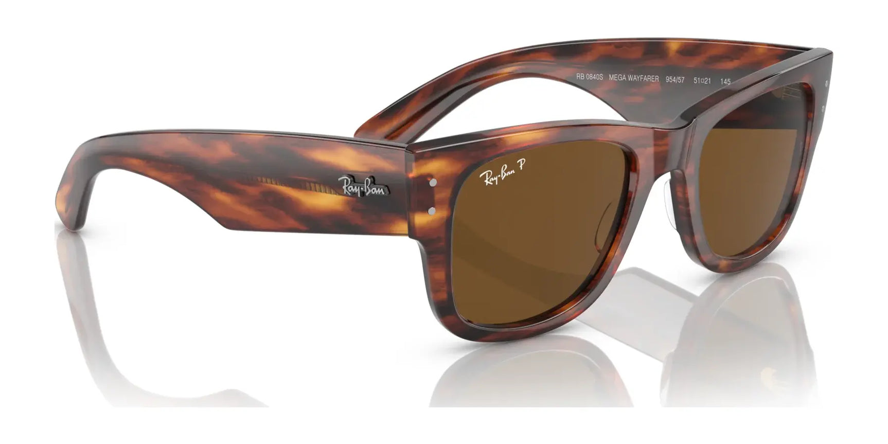 Ray-Ban MEGA WAYFARER RB0840S Sunglasses | Size 51 Ray-Ban MEGA WAYFARER RB0840S Sunglasses | Size 51