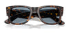 Ray-Ban MEGA WAYFARER RB0840SF Sunglasses | Size 52 / Havana №902/56 / Blue (2N 31%)