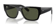Ray-Ban CARLOS RB0947S Sunglasses Black / Green Ray-Ban CARLOS RB0947S Sunglasses Black / Green