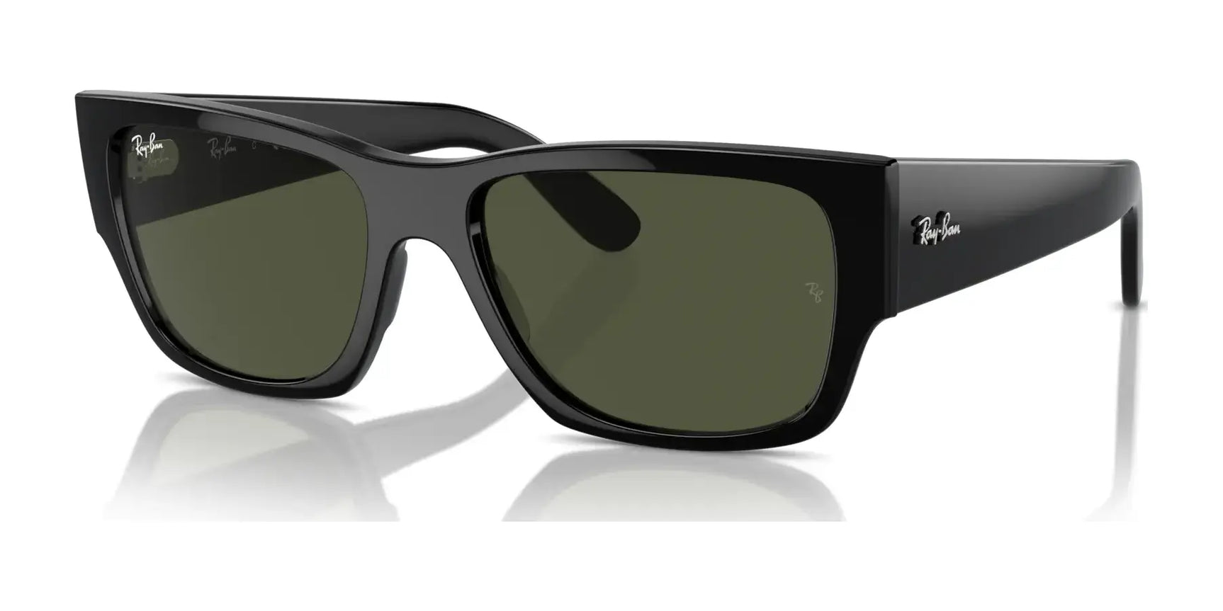 Ray-Ban CARLOS RB0947S Sunglasses Black / Green Ray-Ban CARLOS RB0947S Sunglasses Black / Green