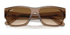 Ray-Ban CARLOS RB0947SF Sunglasses | Size 56 / Havana №902/R5 / Blue (3N 10.7%)