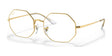 Ray-Ban OCTAGON RB1972 Eyeglasses Gold / New Color  №9196BF Ray-Ban OCTAGON RB1972 Eyeglasses Gold / New Color  №9196BF