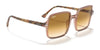 Ray-Ban SQUARE II RB1973 Sunglasses | Size 53 / Transparent Brown №128151 / Light Brown Gradient (2N 30.5%)