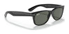 Ray-Ban NEW WAYFARER RB2132 Sunglasses | Size 52 / Black №901 / G-15 Green (3N 13.2%)