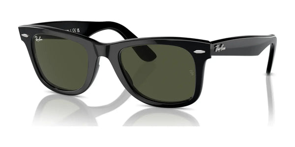 Ray-Ban WAYFARER RB2140 Sunglasses / Black №901 / G-15 Green (3N 13.2%) / Size 50