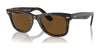 Ray-Ban WAYFARER RB2140 Sunglasses / Tortoise №902/57 / Brown (Polarized) (3P 11.9%) / Size 50