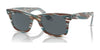 Ray-Ban WAYFARER RB2140F Sunglasses / Black №901/64 / Blue/Grey Classic (1N 54.8%) / Size 52