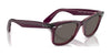 Ray-Ban WAYFARER RB2140F Sunglasses / Black №901/64 / Blue/Grey Classic (1N 54.8%) / Size 52