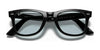 Ray-Ban WAYFARER RB2140F Sunglasses / Black №901/64 / Blue/Grey Classic (1N 54.8%) / Size 52