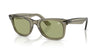 Ray-Ban WAYFARER RB2140F Sunglasses / Transparent Green №68694E / Bottle Green (2N 35.10%) / Size 52