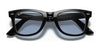 Ray-Ban WAYFARER RB2140F Sunglasses / Black №901/64 / Blue/Grey Classic (1N 54.8%) / Size 52