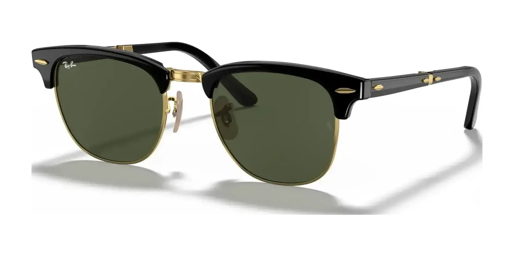 Ray-Ban CLUBMASTER FOLDING RB2176 Sunglasses Black / G-15 Green Ray-Ban CLUBMASTER FOLDING RB2176 Sunglasses Black / G-15 Green