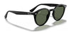 Ray-Ban RB2180F Sunglasses | Size 49 / Black №601/71 / Green Classic (3N 12.0%)