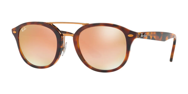 Ray-Ban RB2183 Sunglasses | Size 53 / Tortoise №1127B9 / Pink Gradient Mirror (2N 20%)