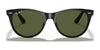 Ray-Ban WAYFARER II RB2185 Sunglasses | Size 55 / Black №901/31 / G-15 Green (3N 13.2%)