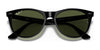 Ray-Ban WAYFARER II RB2185 Sunglasses | Size 55 / Black №901/31 / G-15 Green (3N 13.2%)