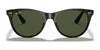 Ray-Ban WAYFARER II RB2185 Sunglasses | Size 55 / Black №901/31 / G-15 Green (3N 13.2%)
