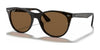 Ray-Ban WAYFARER II RB2185 Sunglasses | Size 55 / Spotted Havana №902/57 / B-15 Brown (Polarized) (3P 11.9%)