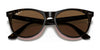 Ray-Ban WAYFARER II RB2185 Sunglasses | Size 55 / Black №901/31 / G-15 Green (3N 13.2%)