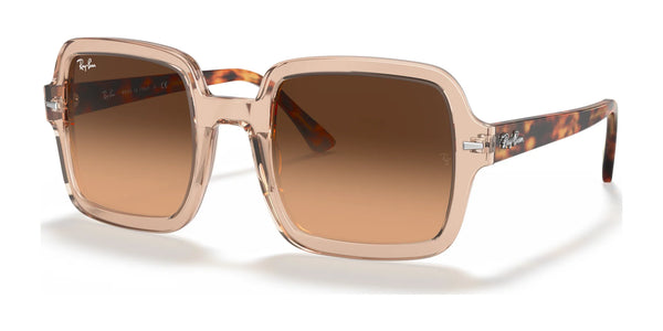 Ray-Ban RB2188F Sunglasses | Size 53 / Transparent Brown №130143 / Brown/Grey Gradient (3N 16%)