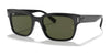 Ray-Ban JEFFREY RB2190 Sunglasses | Size 55 / Black №901/31 / G-15 Green (3N 13.2%)