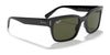 Ray-Ban JEFFREY RB2190 Sunglasses | Size 55 / Black №901/31 / G-15 Green (3N 13.2%)