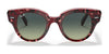 Ray-Ban ROUNDABOUT RB2192 Sunglasses | Size 47 / Havana On Transparent Purple №1323BH / Green Gradient (2N 22%)