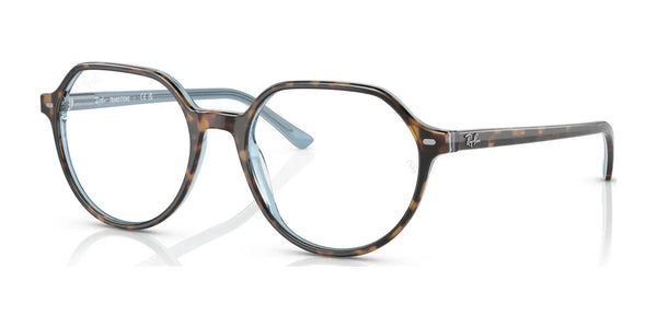 Ray-Ban THALIA RB2195 Eyeglasses | Size 51 / Havana On Light Blue №1316GG / Clear/Blue (Photochromic) (3F 16.3%)