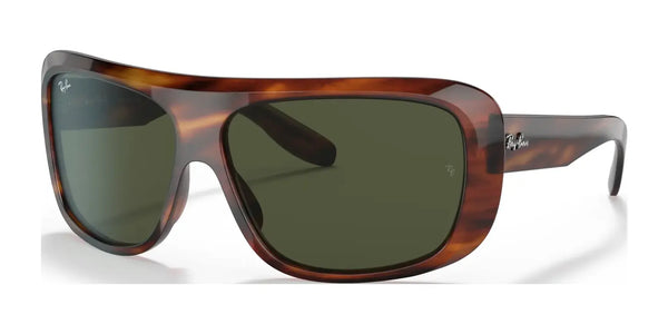 Ray-Ban BLAIR RB2196 Sunglasses / Striped Havana №954/31 / G-15 Green (3N 13.2%) / Size 61