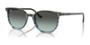Ray-Ban ELLIOT RB2197 Sunglasses / Striped Grey & Blue №1391GK / Blue & Black (3N 13.8%) / Size 52