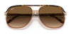 Ray-Ban BILL RB2198 Sunglasses / Havana On Transparent Brown №129251 / Light Brown Gradient (2N 30.5%) / Size 56
