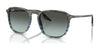 Ray-Ban RB2203 Sunglasses / Striped Grey & Blue №1391GK / Blue / Black (3N 13.8%) / Size 52