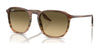 Ray-Ban RB2203 Sunglasses / Striped Brown & Green №13920A / Brown Black (3N 14%) / Size 52