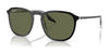 Ray-Ban RB2203 Sunglasses / Black On Transparent №919/58 / Green (Polarized) (3P 11%) / Size 52