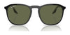 Ray-Ban RB2203F Sunglasses | Size 55 / Black №901/32 / Clear/Grey (2N 33.3%)