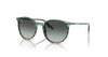 Ray-Ban RB2204F Sunglasses | Size 54 / Striped Blue & Green №1394GK / Blue Vintage (3N 13.8%)