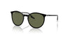 Ray-Ban RB2204F Sunglasses | Size 54 / Black On Transparent №919/58 / Green (Polarized) (3P 11%)