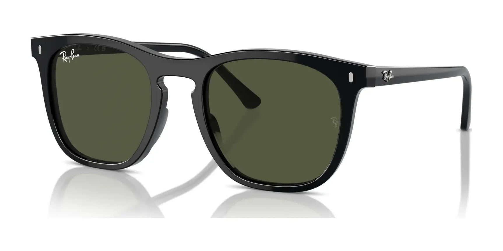 Ray-Ban RB2210 Sunglasses Black / Green Ray-Ban RB2210 Sunglasses Black / Green