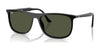 Ray-Ban RB2216F Sunglasses | Size 58 / Black №901/31 / Green (3N 13.2%)