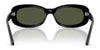 Ray-Ban RB2221F Sunglasses | Size 55 / Black №901/31 / Green (3N 13.2%)