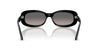 Ray-Ban RB2221F Sunglasses | Size 55 / Black №901/31 / Green (3N 13.2%)