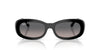 Ray-Ban RB2221F Sunglasses | Size 55 / Black №901/31 / Green (3N 13.2%)