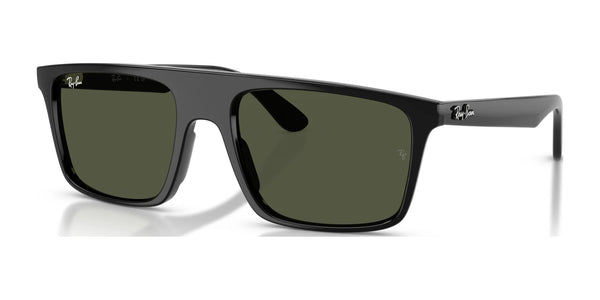 Ray-Ban RB2222 Sunglasses / Black №901/31 / Green (3N 13.2%) / Size 55